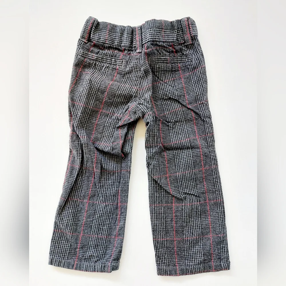 Grey Herringbone‎ Plaid Pant Gymboree 2T 100% cotton Easter Wedding